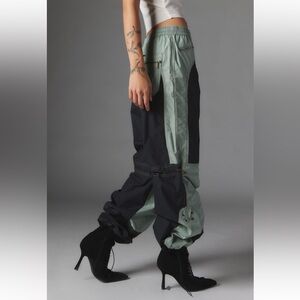 NWOT Urban Outfitters Black and Green Joggers